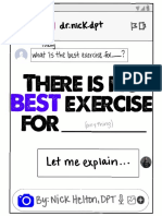 Why There's No Best Exercise 1.0
