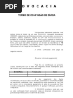 Declaracao Termo de Quitacao Divida