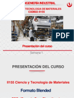 NTA 1-Presentación Del Curso Ciencia y Tecnología de Materiales