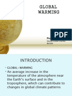 Global Warming: Presented by