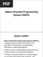 OOPS Module I & II