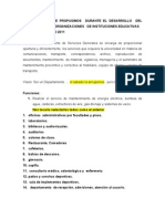 Dependencias Que Propusimos Durante El Desarrollo Del Seminario Sobre Organizaciones de Instituciones Educativas