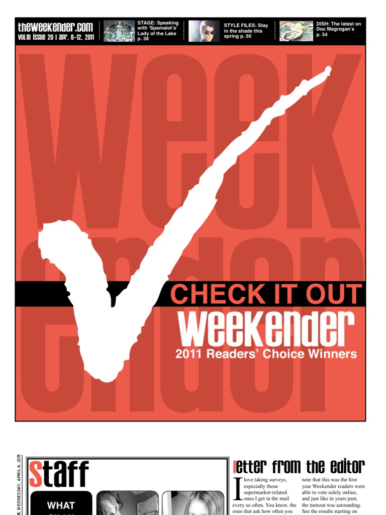 The Weekender 4 06 11 Pdf Leisure Business