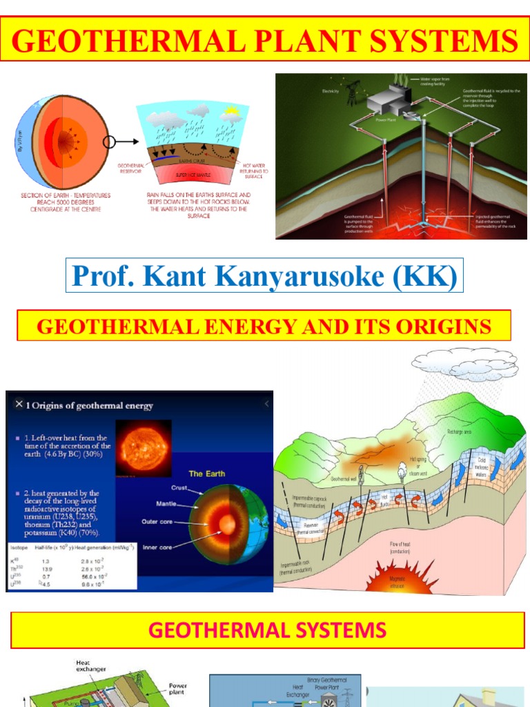 Geothermal Plant Systems Pdf Geothermal Energy Steam