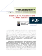 Bioética e políticas públicas na área de saúde - Ricardo Velez Rodriguez