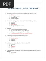 HRD Multiple Choice Question