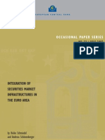 Occasional Paper Series: Integration of Securities Market Infrastructures in The Euro Area