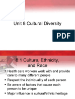 Unit 8 Cultural Diversity