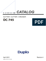 Duplo DC-745 Parts Catalogue