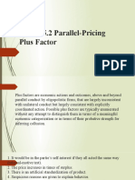 Figure 5.2 Parallel-Pricing Plus Factor