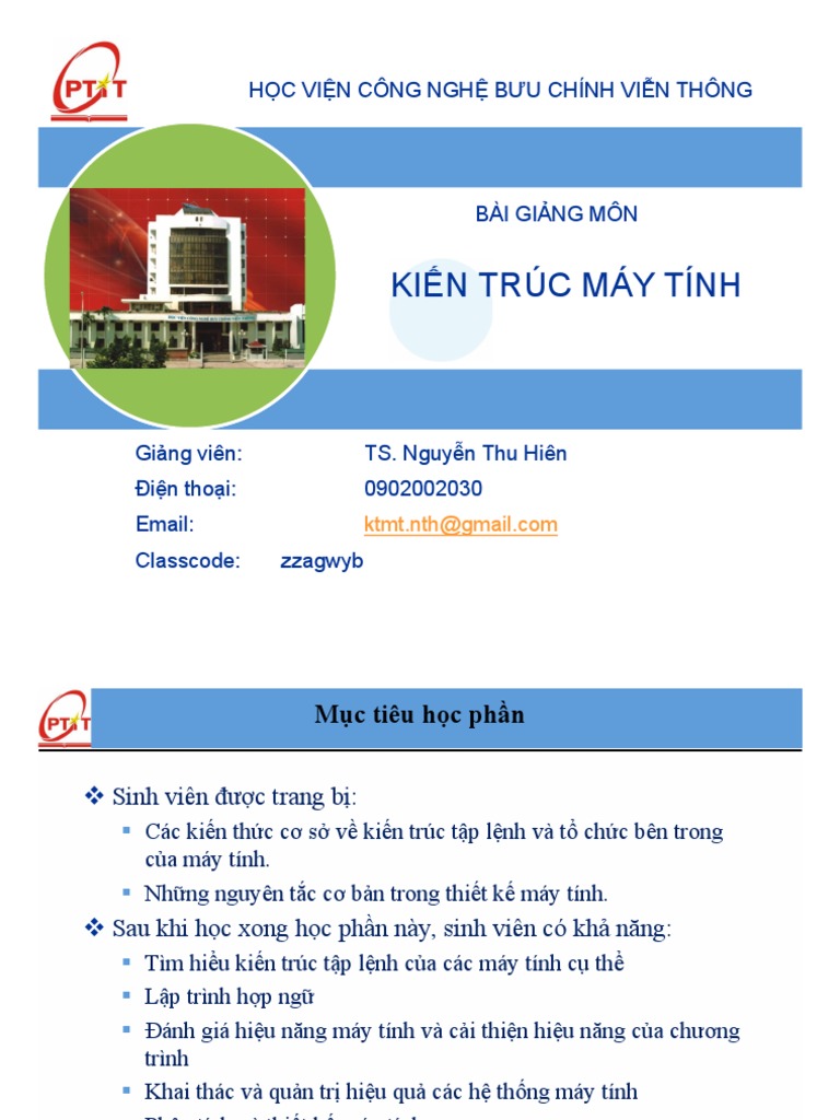 Chương 1 KTMT 2021 | PDF