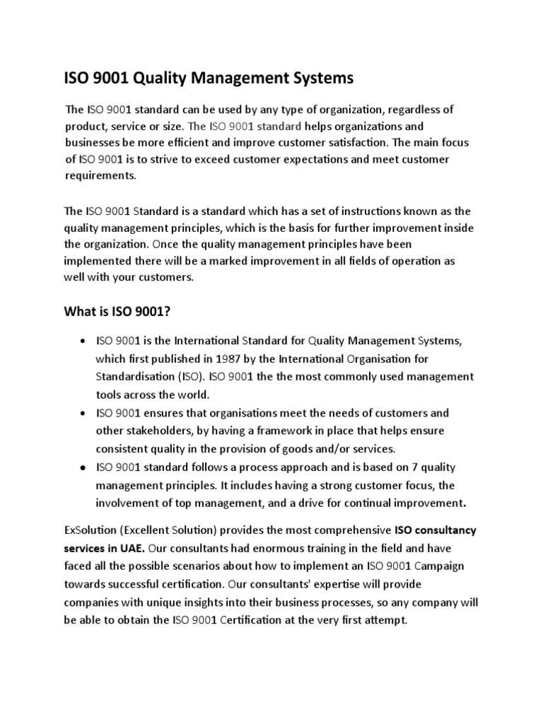 ISO 9001 Quality Management Principles New | PDF