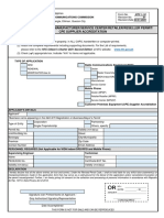 Form No. NTC 1 18 APPLICATION FOR DEALER MANUFACTURER SERVICE CENTER RETAILER RESELLER PERMIT CPE SUPPLIER ACCREDITATION