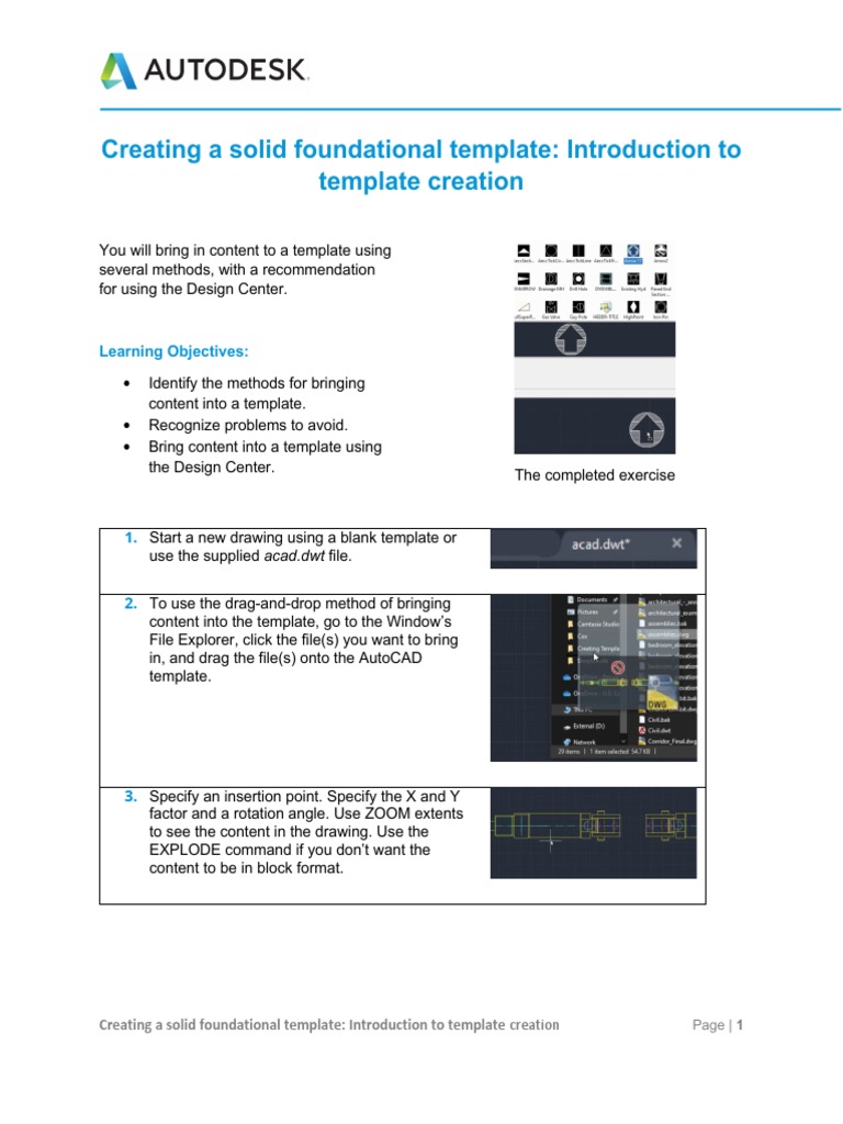 Creating A Solid Foundational Template: Introduction To Template ...