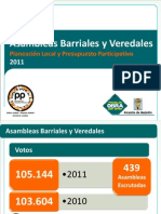 Rueda de Prensa - Balance de Las Asambleas Barriales y Veredales 2011