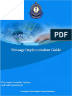 Sea Cargo Manifest & Transhipment Regulations, 2018: Message Implementation Guide