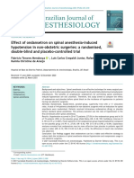 Effect of Ondansetron On Spinal Anesthesia-Induced Hypotension in Non-Obstetric Surgeries: A Randomised, Double-Blind and Placebo-Controlled Trial