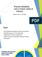 Best Practice Reliability Management in Power Utility & Industry Webinar