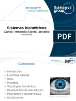 Sistemas Biométricos