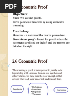 Geometry Proofs Activity #3 | PDF