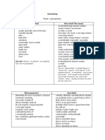 Generalising: Rule" and "To Generalise"