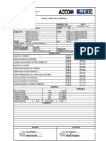 Power Cable Certificate