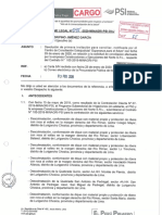 Proyecto Informe Legal Devolución de Primera Invitación para Conciliar Notificada Por CENTRO DE CONCILIACION