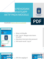 Panduan Pengisian Nomor Whatsapp Aktif Pada Moodle-1