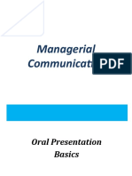 Oral Presentation Basics