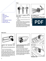 Operation of Instruments and Controls-: Chapter 1-2 Keys and Doors
