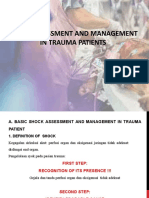 Shock Assessment and Management in Trauma