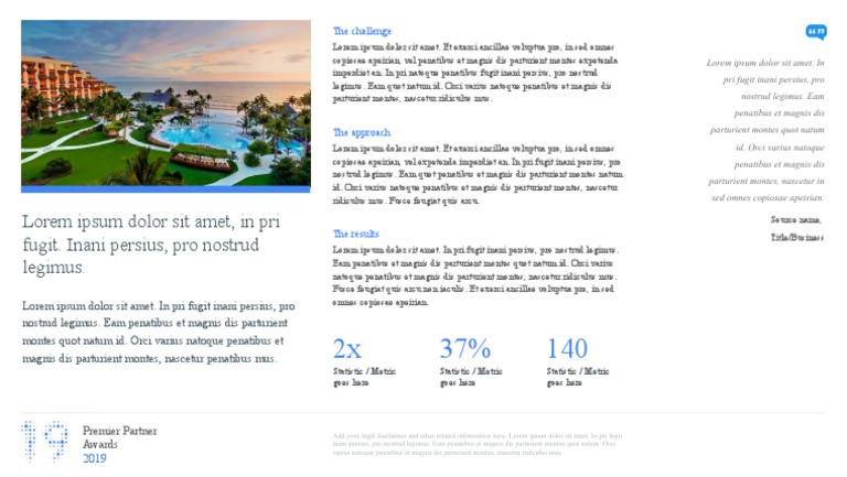 Google Partners Case Study Template | PDF