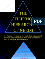 THE Filipino Hierarchy of Needs