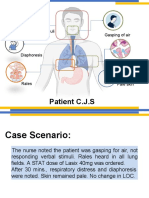 Patient C.J.S: Gasping of Air Not Responding Verbal Stimuli