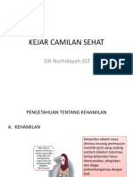 Kejar Camilan Sehat