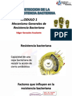 MODULO 1 Antimicrobianos Mecanismo Resistencia II