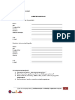 Format Surat Rekomendasi