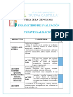 Criterios de Evaluacion