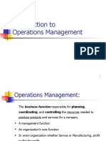 1. Inroduction to Operation Management