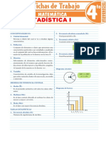 Estadistica I para Cuarto Grado de Secundaria