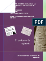 El Artículo de Opinión 7°a