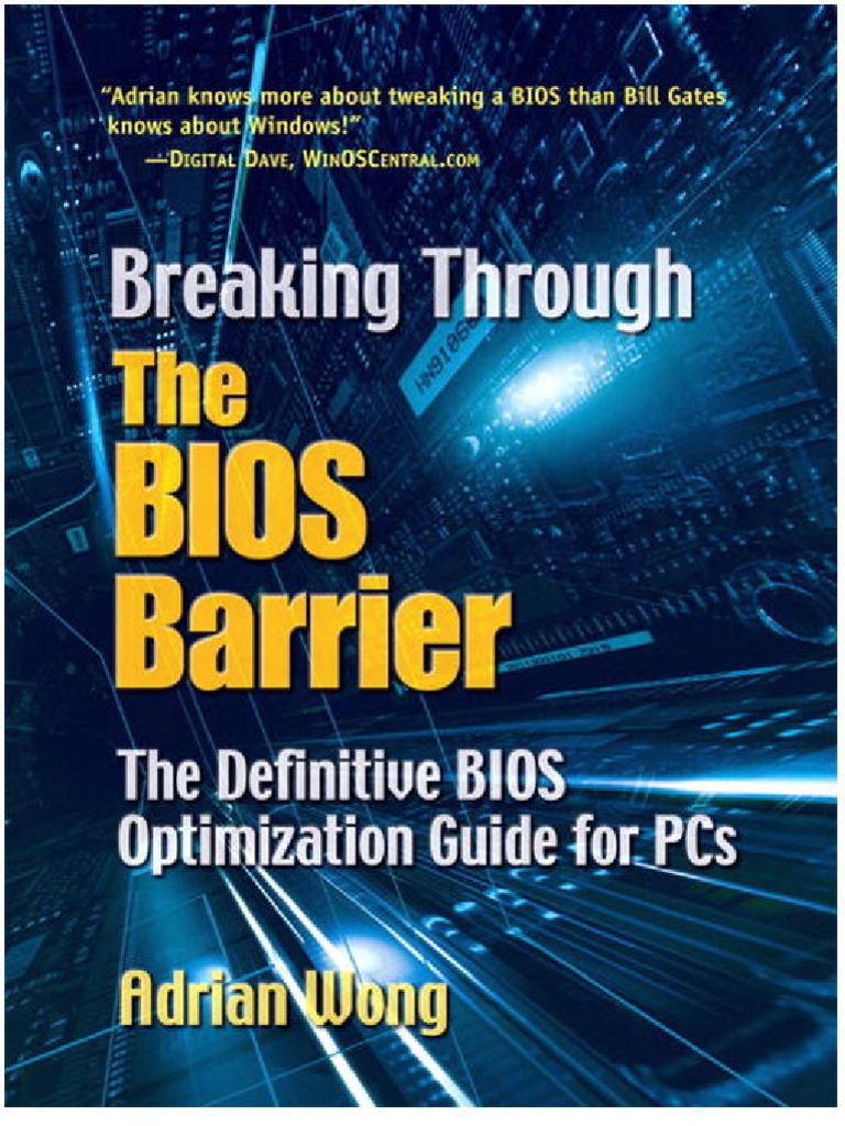 The Definitive Bios Optimization Guide Pdf Bios Booting