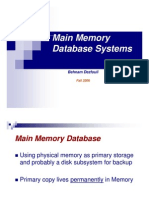 Main Memory Database Systems