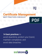 Certificate Management: 14 Best Practices To