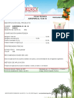 Identificación Del Producto: Ficha Técnica AGROFERCOL 10-30-10