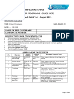 Ib Diploma Programme - Grade Ibdp2: Genesis Global School