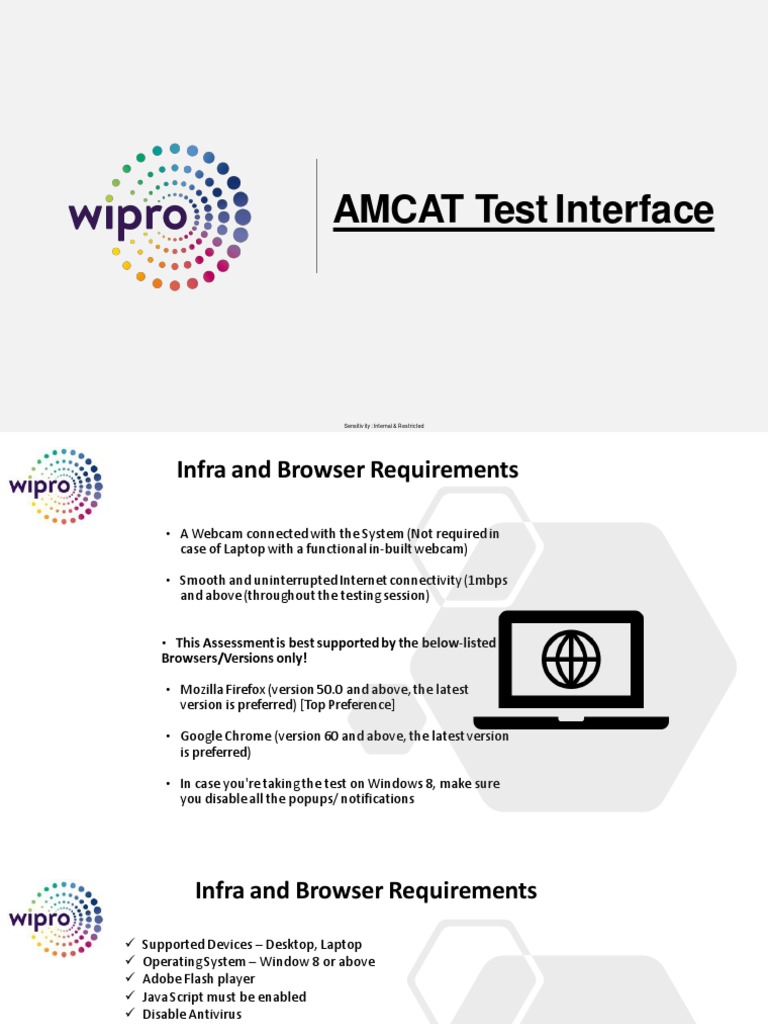 SHL AMCAT Test Preparation Guidelines | PDF | Http Cookie | Mobile App