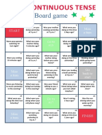 Past Continuous Tense Board Game Boardgames CLT Communicative Language Teaching Res 115017