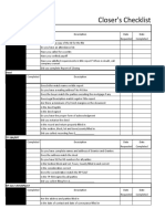 Closer's Checklist Final