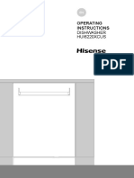 Hisense HUI6220XCUS 47-Decibel Top Control 24 - Built-In Dishwasher
